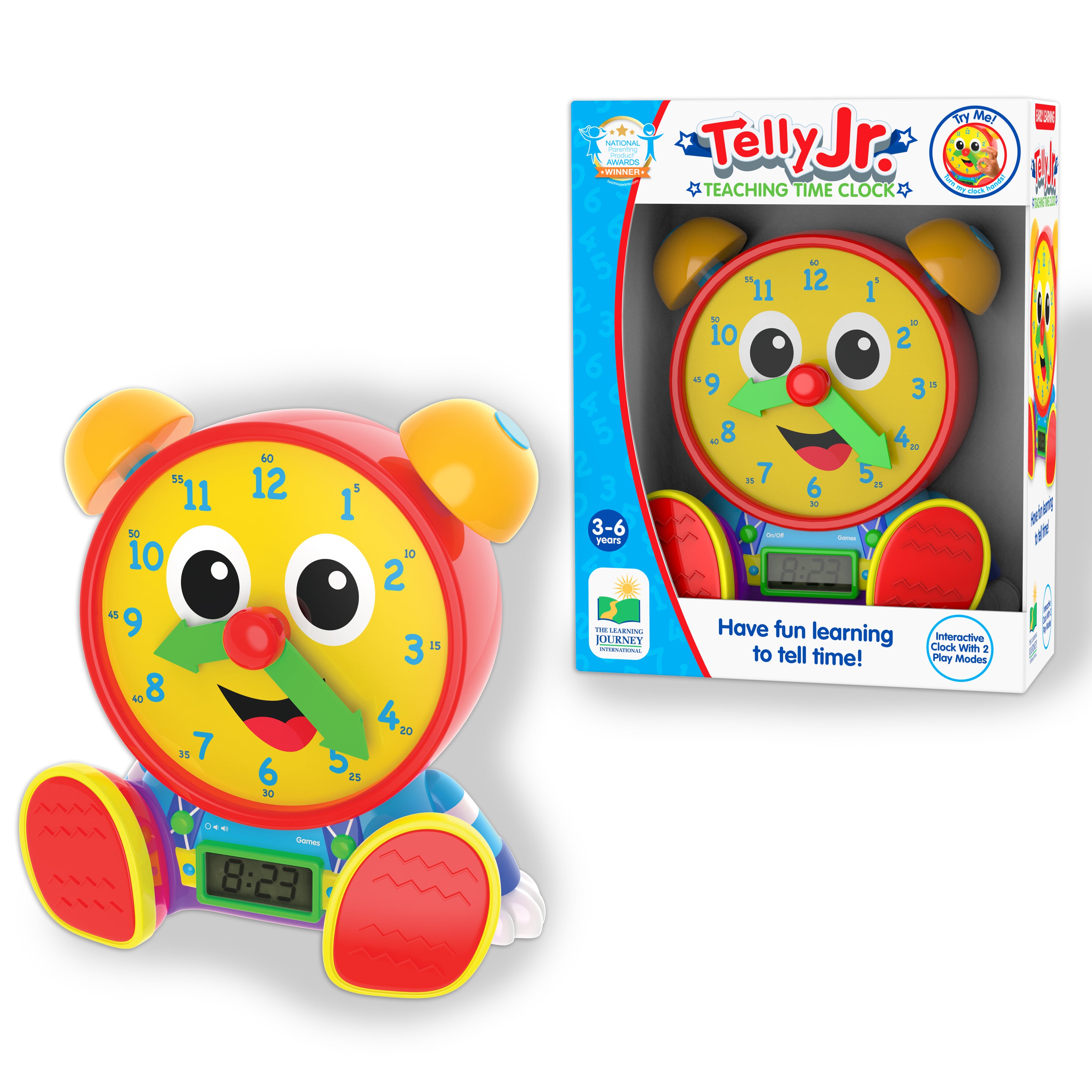 Telly Jr. Teaching Time Clock – The Learning Journey