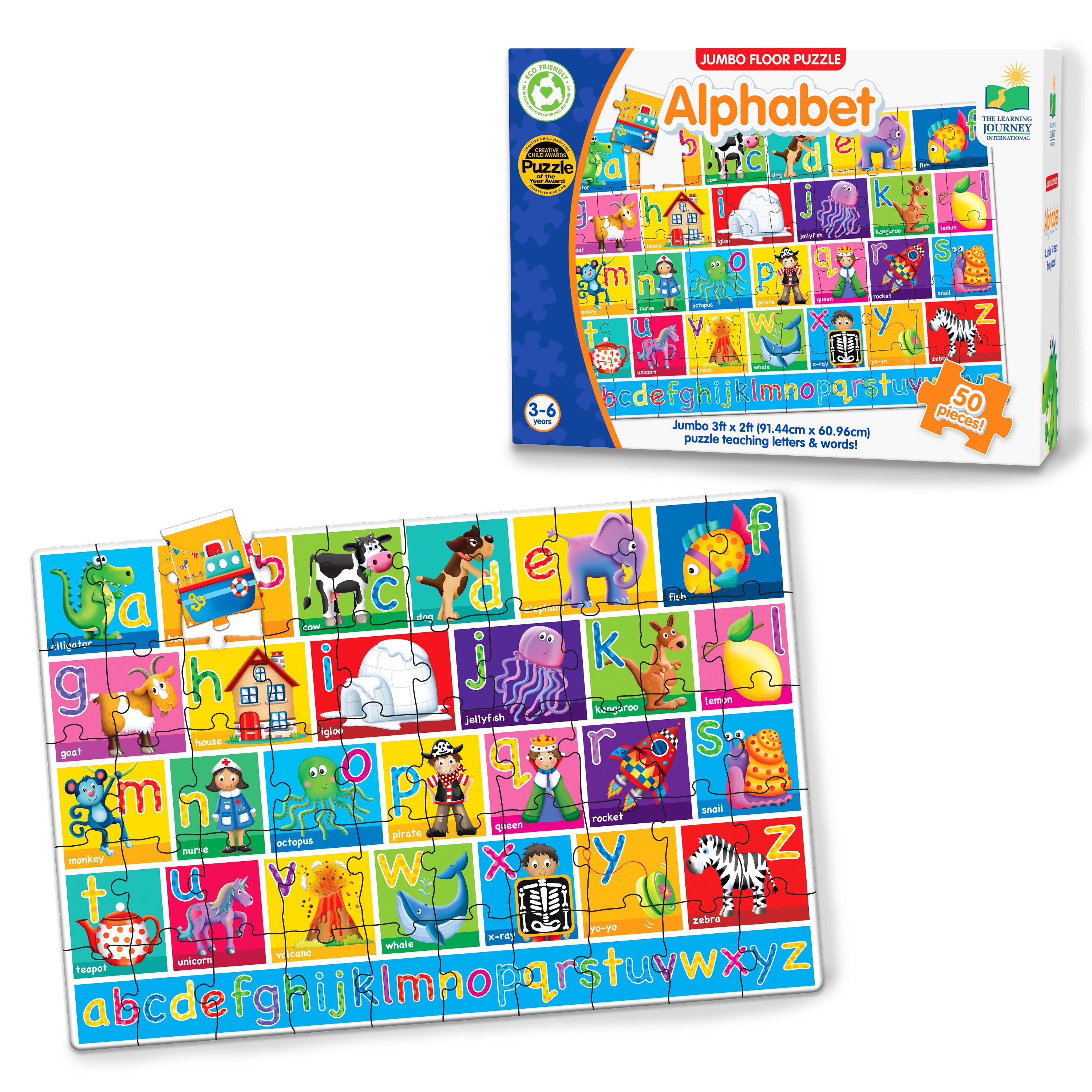 Jumbo Floor Puzzle Alphabet The Learning Journey